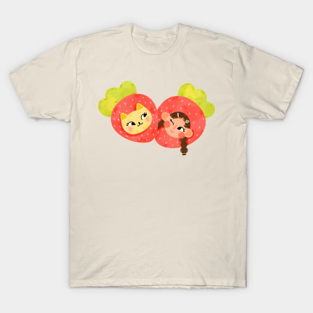 Berry bestie T-Shirt by Mangayubecik